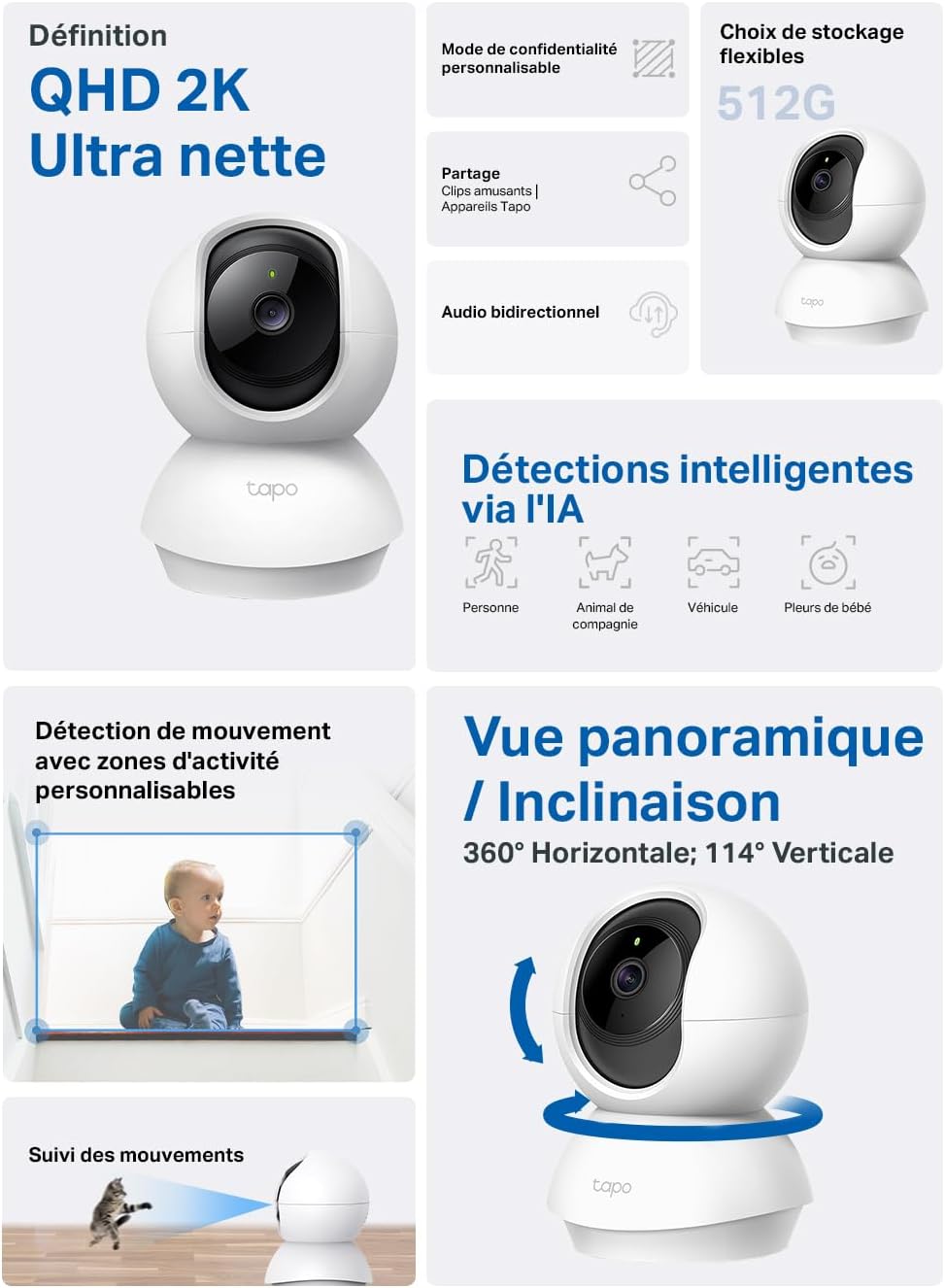 Caméra de Surveillance WiFi