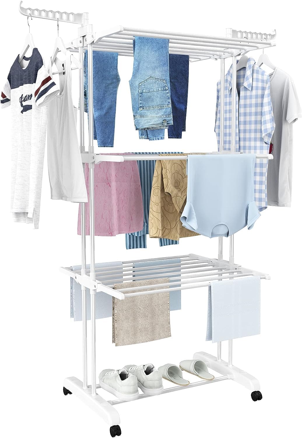 4-Tier Foldable Clothes Hanger